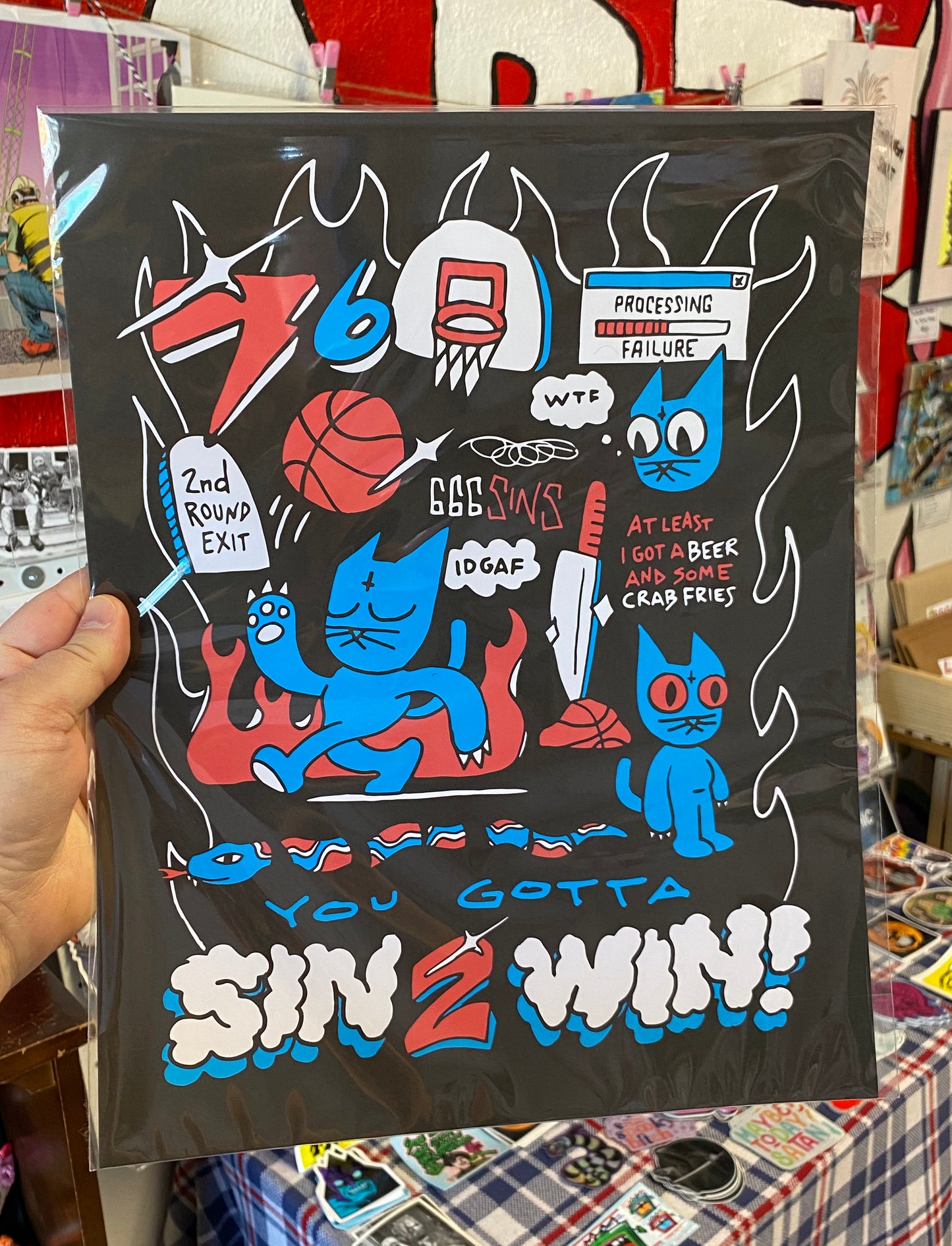 You Gotta Sin to Win | 11x14 Print