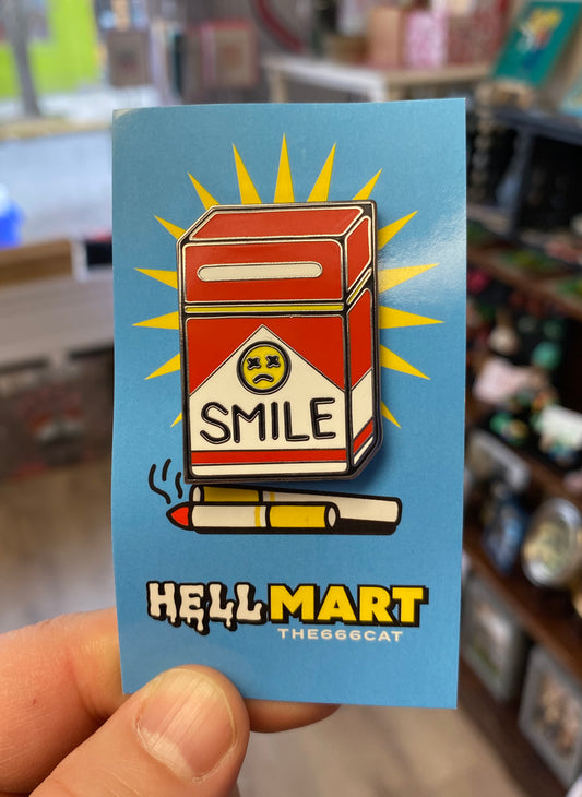 Smile; Hellmart | Enamel Pin
