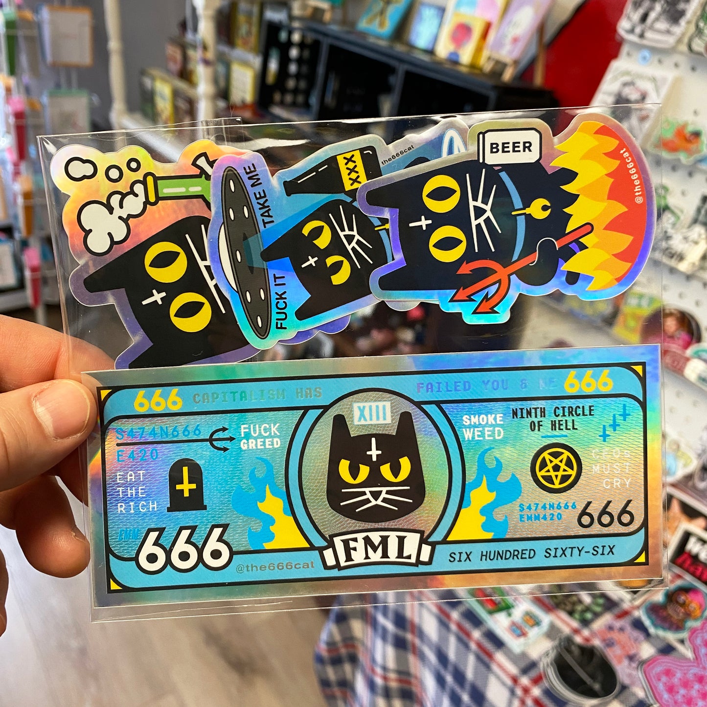 Holographic Sticker Pack by The666Cat