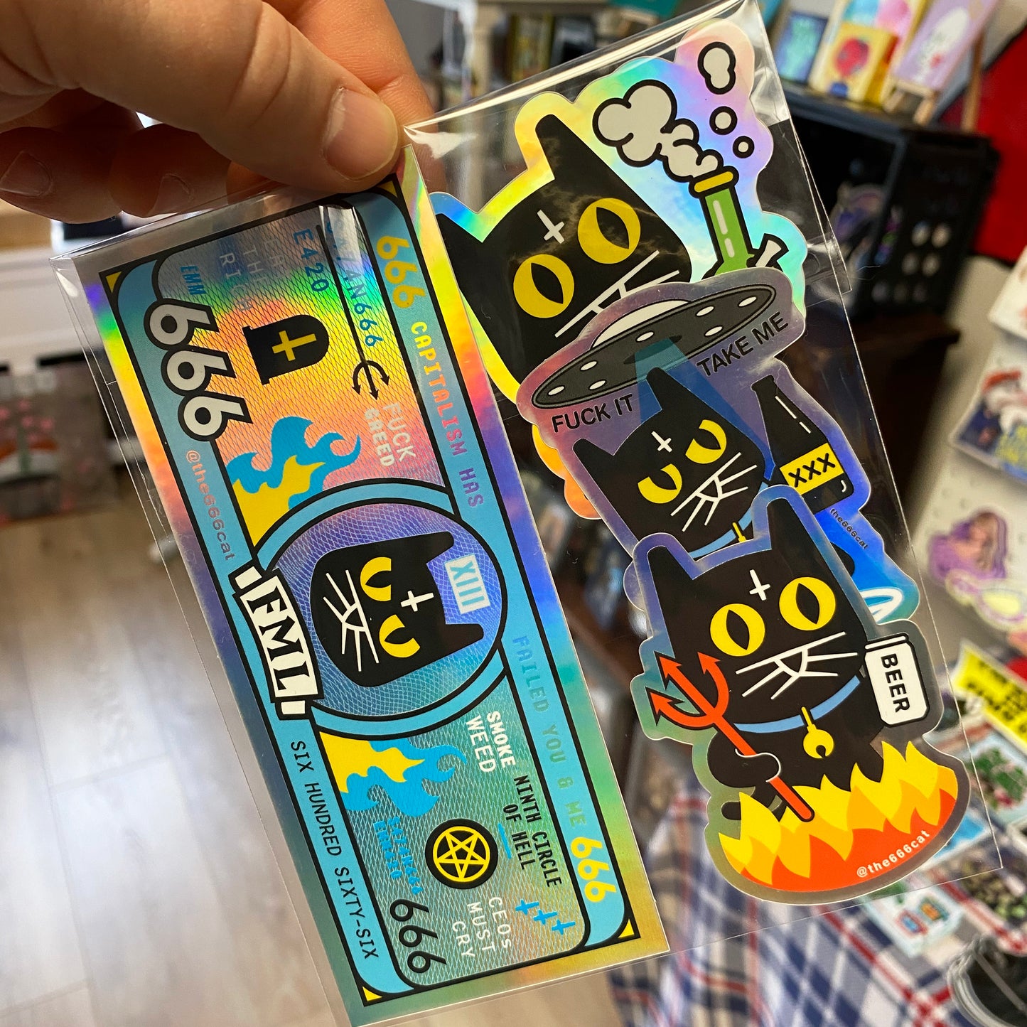 Holographic Sticker Pack by The666Cat