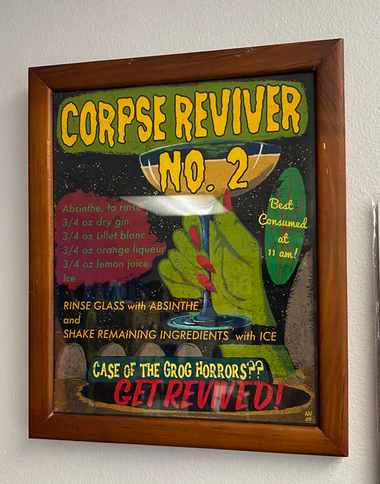 FRAMED Corpse Reviver No. 2 | 8x10 Print