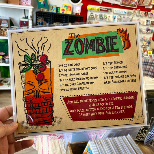 Zombie Cocktail | 8x10 Print