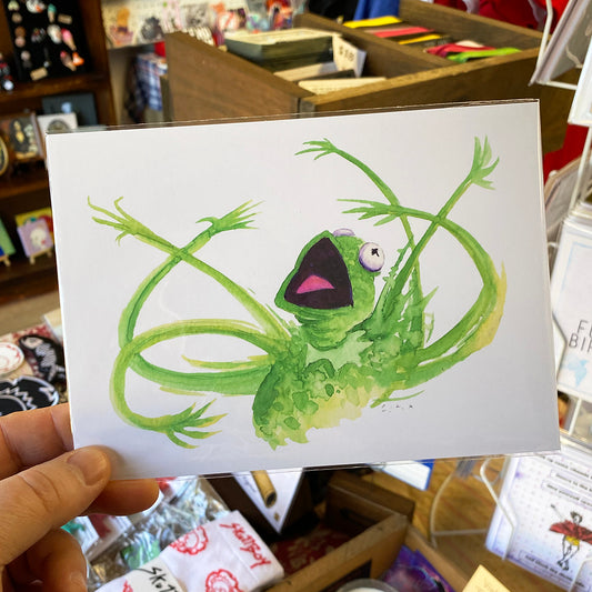 Kermit Panic Print | 5x7 Print
