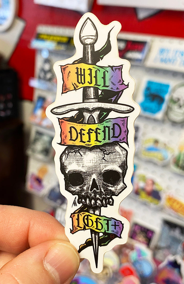 Will Defend LGBT+ | Sticker