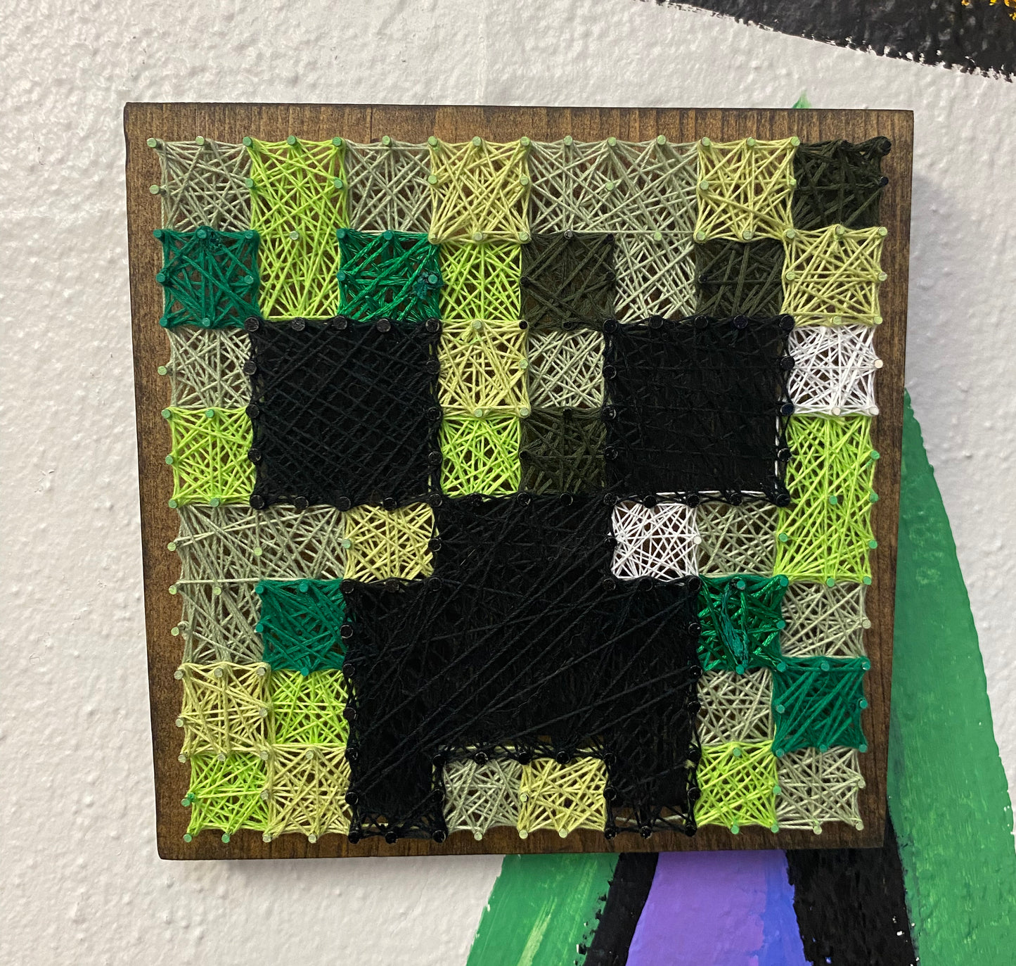 Creeper | String Art by Wood & Hope Studios